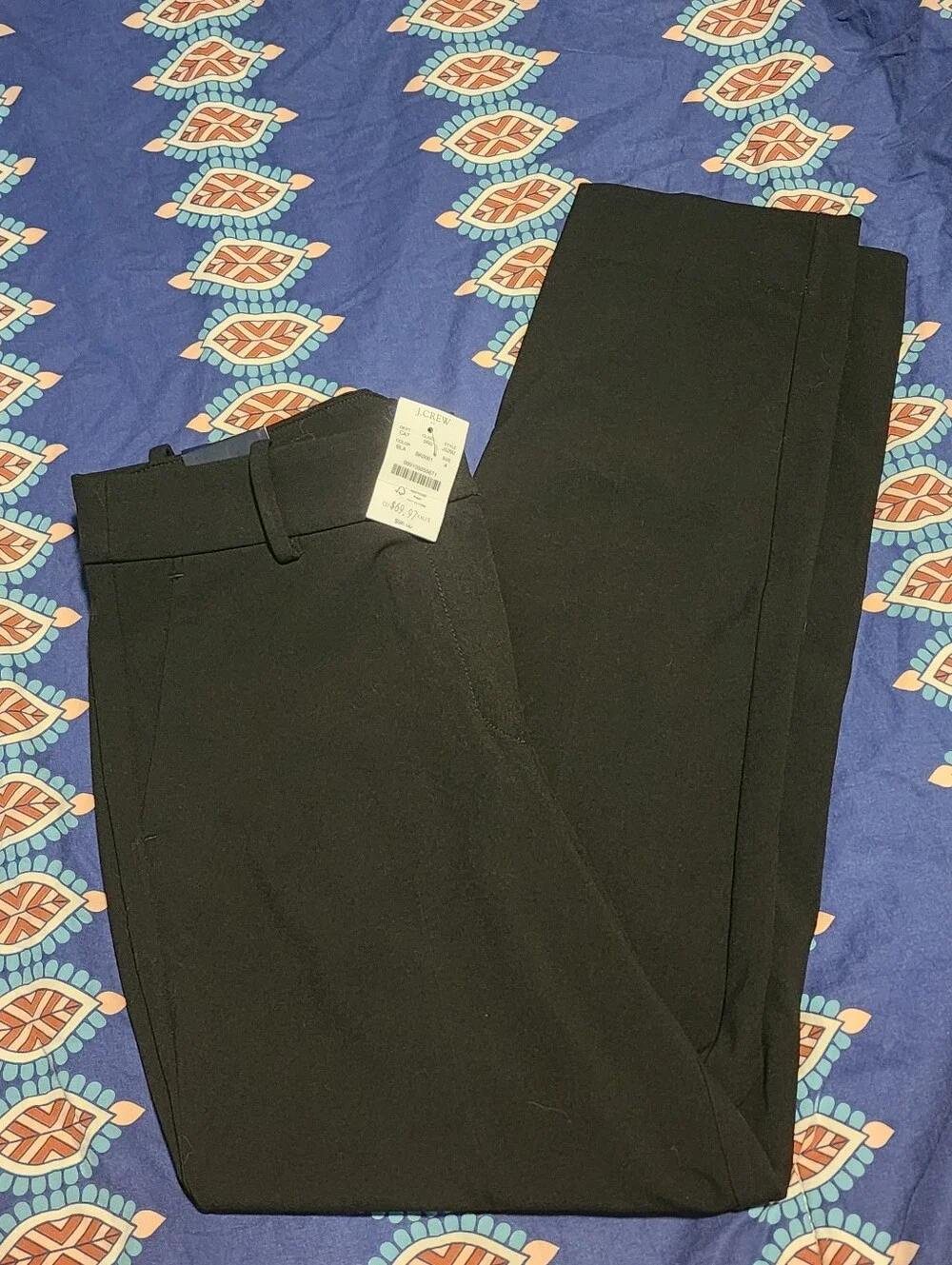 J. Crew Black One-Piece with Purple Trim